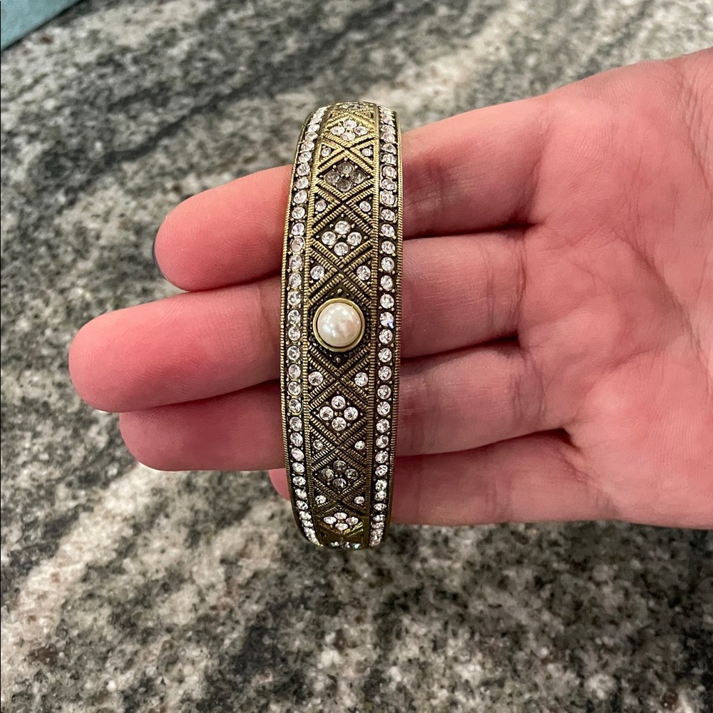 Heidi Daus Gold and Silver Crystal Bracelet